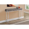 Monarch Specialties Accent Table, Console, Entryway, Narrow, Sofa, Storage Drawer, Brown Laminate, Chrome Metal - 4 of 4