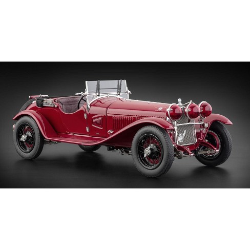 1930 Alfa Romeo 6c 1750 Grand Sport Red 1/18 Diecast Model Car By