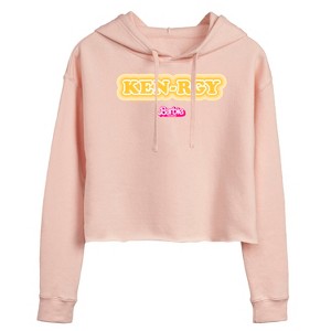 Women's - Barbie - Kenrgy Orange Cropped Graphic Hoodie - 1 of 3