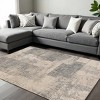 Gray And Sand Abstract Area Rug - 2 of 4