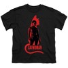 Boys' Short Sleeve the Batman Selina Kyle Cat Silhouette T-Shirt - 2 of 4