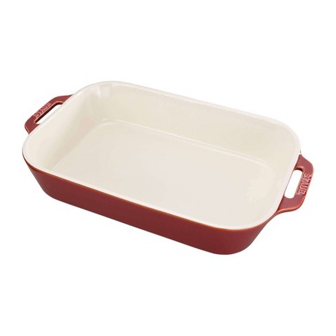 Staub Rustic Red 13 X 9 Rectangular Baker + Reviews