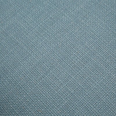 Transitional Blue Tufted Recliner with Bronze Nailhead Trim