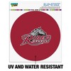 Rider University Primary Logo Automotive Car Window Locker Circle Bumper Sticker - 2 of 4