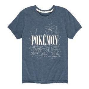 Boys' - Pokémon - Botanical Oddish Short Sleeve Graphic T-Shirt - 1 of 4