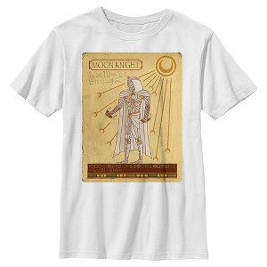 Boy's Marvel: Moon Knight Ancient Egyptian Portrait T-Shirt - 1 of 4