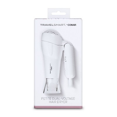 Travel Smart By Conair Tourmaline Ceramic Dual Voltage Hair Dryer