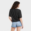 Women's Linen Boxy Short-Sleeve T-Shirt - Universal Thread™ - image 2 of 3