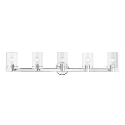 Livex Lighting Munich 5 - Light Vanity in  Polished Chrome