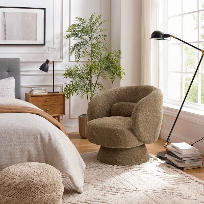 MINIMORE Modern Style Swivel Accent Chair