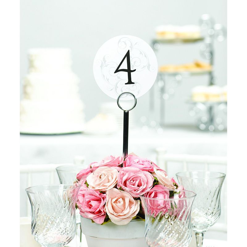 Wedding Filigree Table Number Cards, 2 of 3