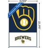 Trends International MLB Milwaukee Brewers - Logo 22 Unframed Wall Poster Prints - image 3 of 4