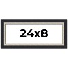 PosterPalooza | Panoramic Embellished Black Picture Frame - UV Acrylic, Foam Board Backing, Hanging Hardware - 2 of 4