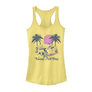 Juniors Womens Lion King Vacay All Day Racerback Tank Top - 1 of 3