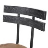 Set of 2 Alanis Industrial Firwood Barstools with Backs, Adjustable & Swivel - Christopher Knight Home - image 3 of 4