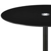 Coaster Home Furnishings Ganso Round Metal Coffee Table with Tempered Glass Top Black - 2 of 4