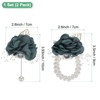 Unique Bargains Artificial Rose Flower Sophisticated Timeless Design Wrist Corsage Set - 4 of 4