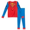 DC Comics Justice League Robin Cosplay Pajama Shirt and Pants Sleep Set Little Kid to Big Kid - 4 of 4