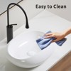 Hrinhom 18.1"W Oval Bathroom Sink Above Counter,Shatterproof Vessel Basin Without Faucet - 3 of 4