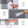 Outdoor Plastic Straw Rug Waterproof Patio Rug Double-Sided Camping Mat with Storage Bag, Checkerboard Pattern, Balcony Outdoor Mat - 4 of 4