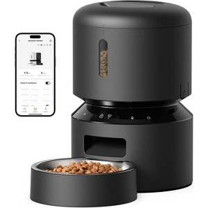 Automatic Cat Dog Feeder with 5G WiFi, Timed Food Dispenser with Fresh Lock, Programmable for 10 Meals - 1 of 4