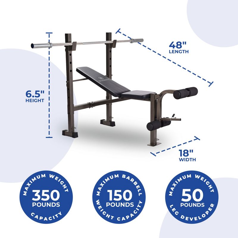 Bench Home Gym Workout or Exercise Equipment, 3 of 7