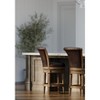 Pullman Counter Stool in Reclaimed Oak Finish with Ronan Stone Vegan Leather - 3 of 4