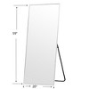 Spassway Metal Full Length Mirror Decorative Wall Mirror Accent Floor Mirror Modern Wall Decor for Living Room Bedroom Entryway - 4 of 4