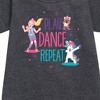 - JoJo Siwa - Play Dance Repeat Graphic Short Sleeve Fleece Dress - 2 of 2