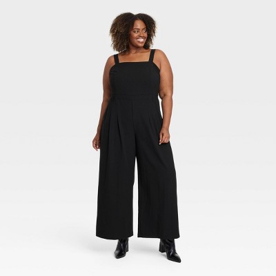 Women's Tailored Jumpsuit - Ava & Viv™ Black XXL