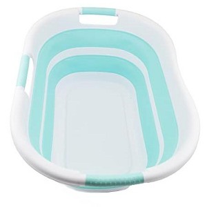 SAMMART 40L (10.5 gallon) Collapsible Plastic Laundry Basket/Washing tub - 1 of 4