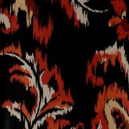 black textured paisley