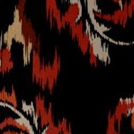 black textured paisley