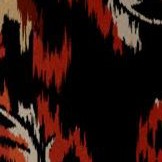 black textured paisley