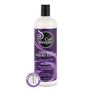 Curl Keeper Original Liquid Styler For All Hair Curl Types (33.8 oz XXL LITER) Liquid Hair Gel Model #898496000556 - 1 of 3
