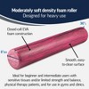 OPTP PRO-Roller Soft Density Foam Roller – Low Density Soft Foam Roller for Physical Therapy, Pilates, Yoga, and Muscle Recovery - Pink 36" x 6" - 2 of 4