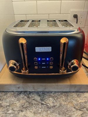 Haden Heritage 4 Slice Toaster Steel and Copper 75104 - Best Buy
