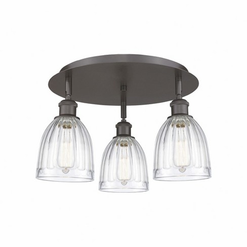 Innovations Lighting Brookfield 3 - Light Flush Mount in  Oil Rubbed Bronze - image 1 of 1