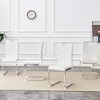 CAVINAS 18.6" Contemporary Minimalist Dining Chairs,Set of 4,Upholstery Accent Chairs with L-Shaped Legs for Dining Room,Dining Furniture Chair - 2 of 4