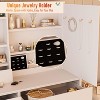 DYHOME Makeup Vanity Desk with Mirror and Lights & Charging Station, with 6 Drawers, Jewelry Storage, Make Up Table Set, Makeup Desk Stool Included - 3 of 4
