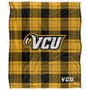 Virginia Commonwealth University Campus Plaid Spirit Silky Touch Super Soft Throw Blanket 50x60 - 2 of 4