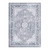 Vintage Area Rug Machine Washable Oriental Distressed Carpet Rug Retro Medallion Stain Resistant Non-Slip Accent Rug - 3 of 4