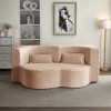 KWPZQEB 2-in-1 Folding Sofa Bed with 2 Pillows, Loveseat Sofa, Boneless Convertible Sleeper Sofa Bed Full Size, Floor Couch & Sleeping Mattress - 2 of 4