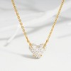 14K Gold Heart Necklace – Dainty Love Pendant for Women & Mums - 2 of 4