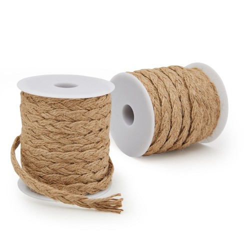2 Roll Cotton Twine String Rope Cord for DIY Crafts Decoration 