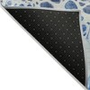 Navy Blue And Gray Nautical Washable Indoor Outdoor Area Rug - 4 of 4