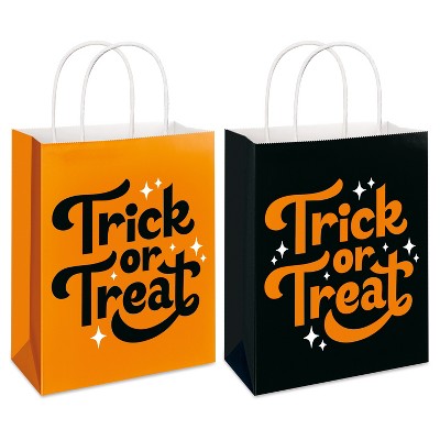 2ct Large Halloween Gift Bags Trick or Treat