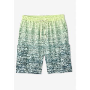 KingSize Men's Big & Tall 8" Cargo Shorts With Super Stretch Liner - 1 of 4