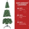 Dexmalle 7FT Artificial Christmas Tree with 774 PVC Tips with Hinged Structure & Metal Stand - 4 of 4
