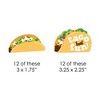 Big Dot of Happiness Taco 'Bout Fun - Diy Shaped Fiesta Cut-Outs - 24 Count - 2 of 4